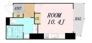 エトワール北新地の物件間取画像